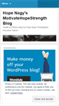 Mobile Screenshot of hopenagy.wordpress.com