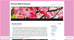 Desktop Screenshot of pictureswithapurpose.wordpress.com