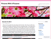 Tablet Screenshot of pictureswithapurpose.wordpress.com