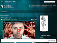 Tablet Screenshot of jakethon.wordpress.com