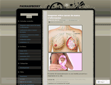 Tablet Screenshot of paoraspberry.wordpress.com