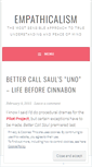 Mobile Screenshot of empathicalism.wordpress.com