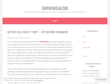 Tablet Screenshot of empathicalism.wordpress.com