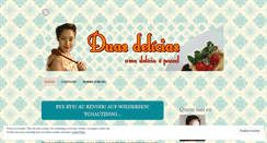 Desktop Screenshot of duasdelicias.wordpress.com