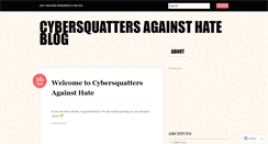 Desktop Screenshot of cybersquatters.wordpress.com