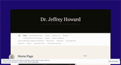 Desktop Screenshot of jeffreyhowardviolin.wordpress.com