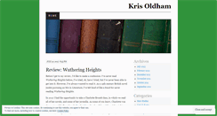 Desktop Screenshot of kristinaoldham.wordpress.com