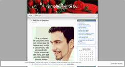 Desktop Screenshot of eusimplesmente.wordpress.com