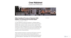 Desktop Screenshot of crwewallstreet.wordpress.com