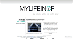 Desktop Screenshot of mylifeincf.wordpress.com