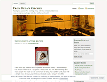 Tablet Screenshot of fromdedaskitchen.wordpress.com