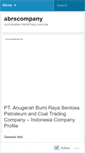 Mobile Screenshot of abrscompany.wordpress.com