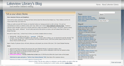 Desktop Screenshot of lakeviewlibrary.wordpress.com