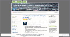 Desktop Screenshot of fridayniteyanks.wordpress.com
