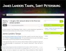 Tablet Screenshot of jameslanderssaintpetersburg.wordpress.com