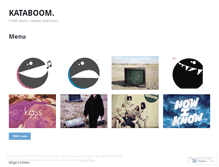 Tablet Screenshot of kataboom.wordpress.com