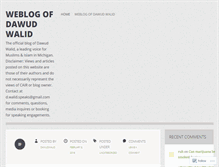 Tablet Screenshot of dawudwalid.wordpress.com