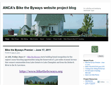 Tablet Screenshot of bikethebyways.wordpress.com