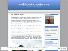 Tablet Screenshot of multisportadventureire.wordpress.com