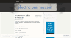 Desktop Screenshot of electroluminescent.wordpress.com