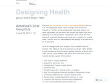 Tablet Screenshot of designinghealth.wordpress.com