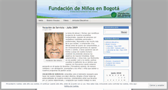 Desktop Screenshot of fundaciondeninosenbogota.wordpress.com