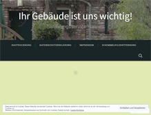 Tablet Screenshot of gebaeudedienstleistungen.wordpress.com