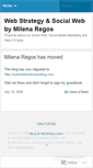 Mobile Screenshot of milenaregos.wordpress.com