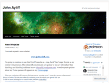 Tablet Screenshot of johnayliff.wordpress.com