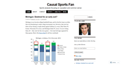 Desktop Screenshot of causalsportsfan.wordpress.com