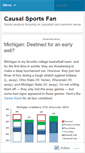 Mobile Screenshot of causalsportsfan.wordpress.com