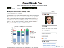 Tablet Screenshot of causalsportsfan.wordpress.com