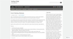 Desktop Screenshot of andrewgwie.wordpress.com