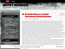 Tablet Screenshot of jasperswardrobe.wordpress.com