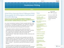 Tablet Screenshot of goodscience.wordpress.com
