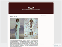 Tablet Screenshot of kojaart.wordpress.com