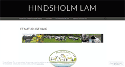 Desktop Screenshot of hindsholmlam.wordpress.com