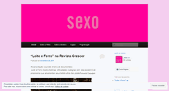 Desktop Screenshot of leiteeferro.wordpress.com