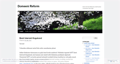 Desktop Screenshot of domeenireform.wordpress.com