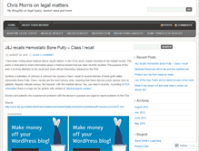 Tablet Screenshot of cmorrisseo.wordpress.com