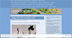 Desktop Screenshot of laserpentina.wordpress.com