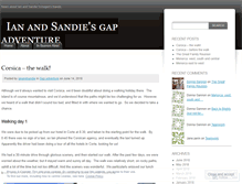 Tablet Screenshot of ianandsandie.wordpress.com