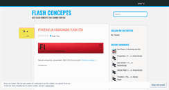 Desktop Screenshot of flashconcepts.wordpress.com