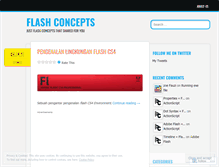 Tablet Screenshot of flashconcepts.wordpress.com