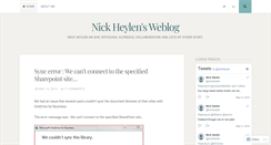 Desktop Screenshot of nheylen.wordpress.com