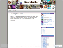 Tablet Screenshot of kaneelsuiker.wordpress.com