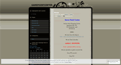 Desktop Screenshot of gamepointcenter.wordpress.com