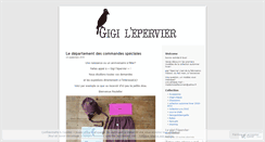 Desktop Screenshot of gigilepervier.wordpress.com