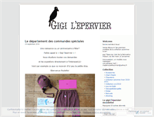 Tablet Screenshot of gigilepervier.wordpress.com