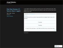 Tablet Screenshot of angelmelaku.wordpress.com